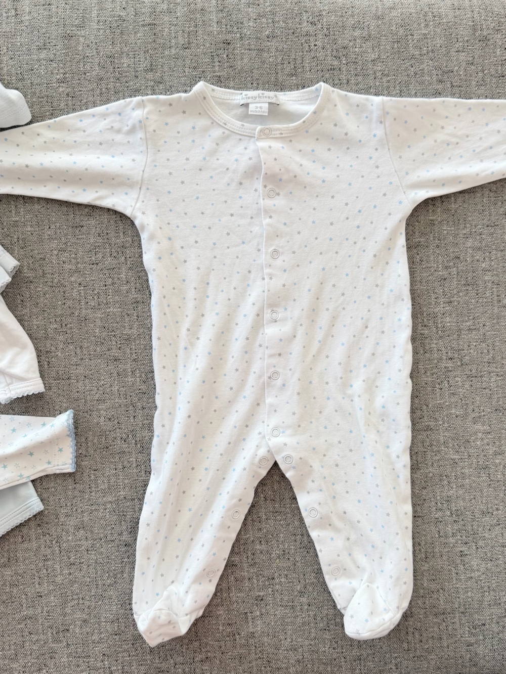 kissy kissy baby 3-6 months bundle of 9 multicolor pajamas - Picture 7 of 12